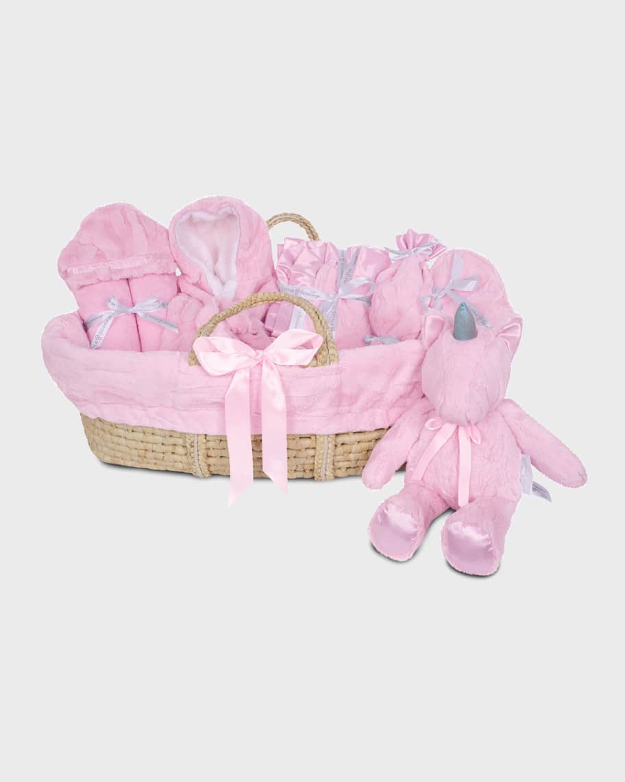 Little Scoops Girl's Luxury Plush Gift Basket Set