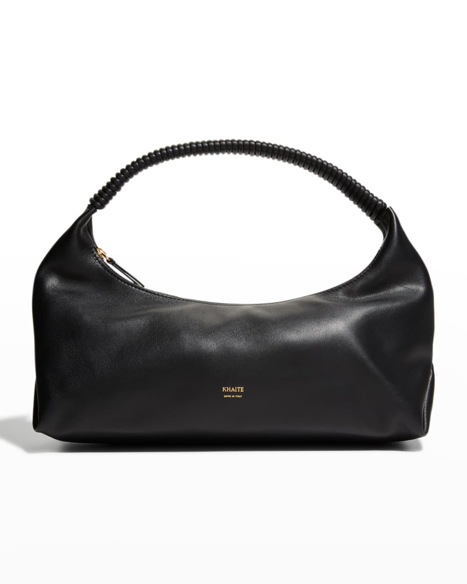 Khaite Remi Leather Hobo Shoulder Bag Neiman Marcus