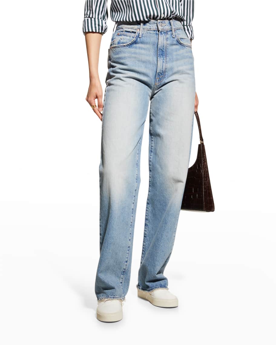 MOTHER The Tunnel Vision Sneak Jeans | Neiman Marcus