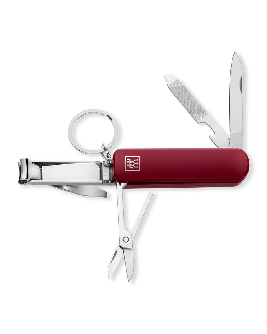 Nail clipper, stainless steel, with keychain - Zwilling TWINOX