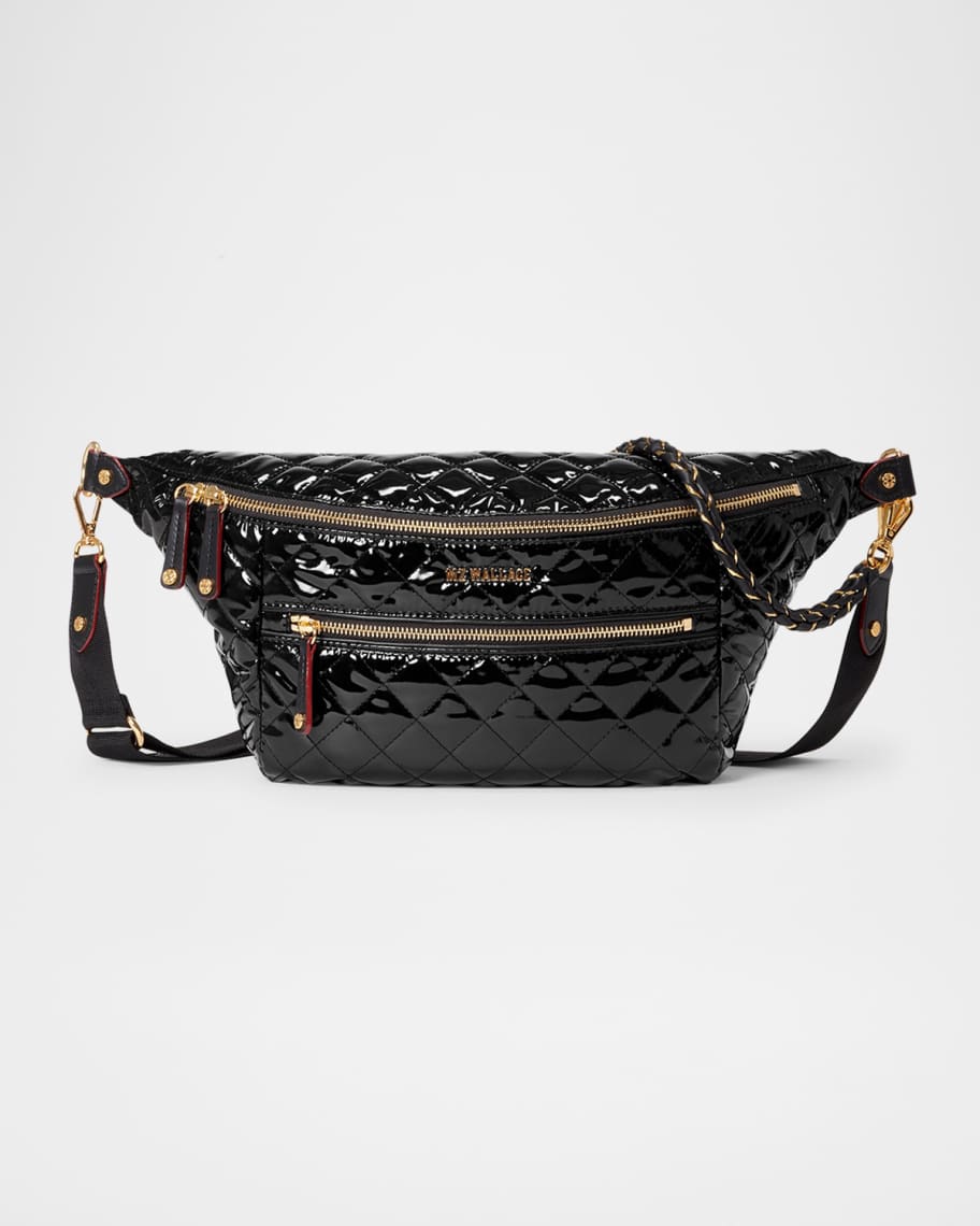 MZ Wallace Black Crosby Belt Bag