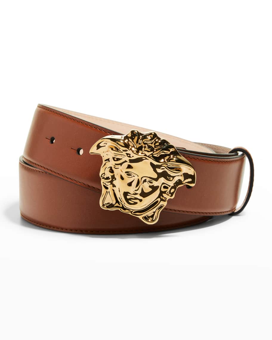 gold versace belt buckle