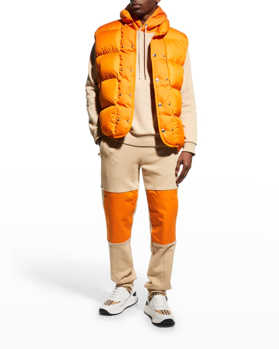 Burberry vest mens outlet orange