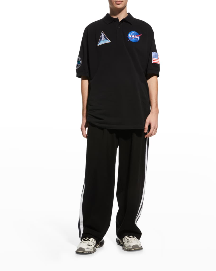 Balenciaga Men's NASA Polo Shirt | Neiman Marcus