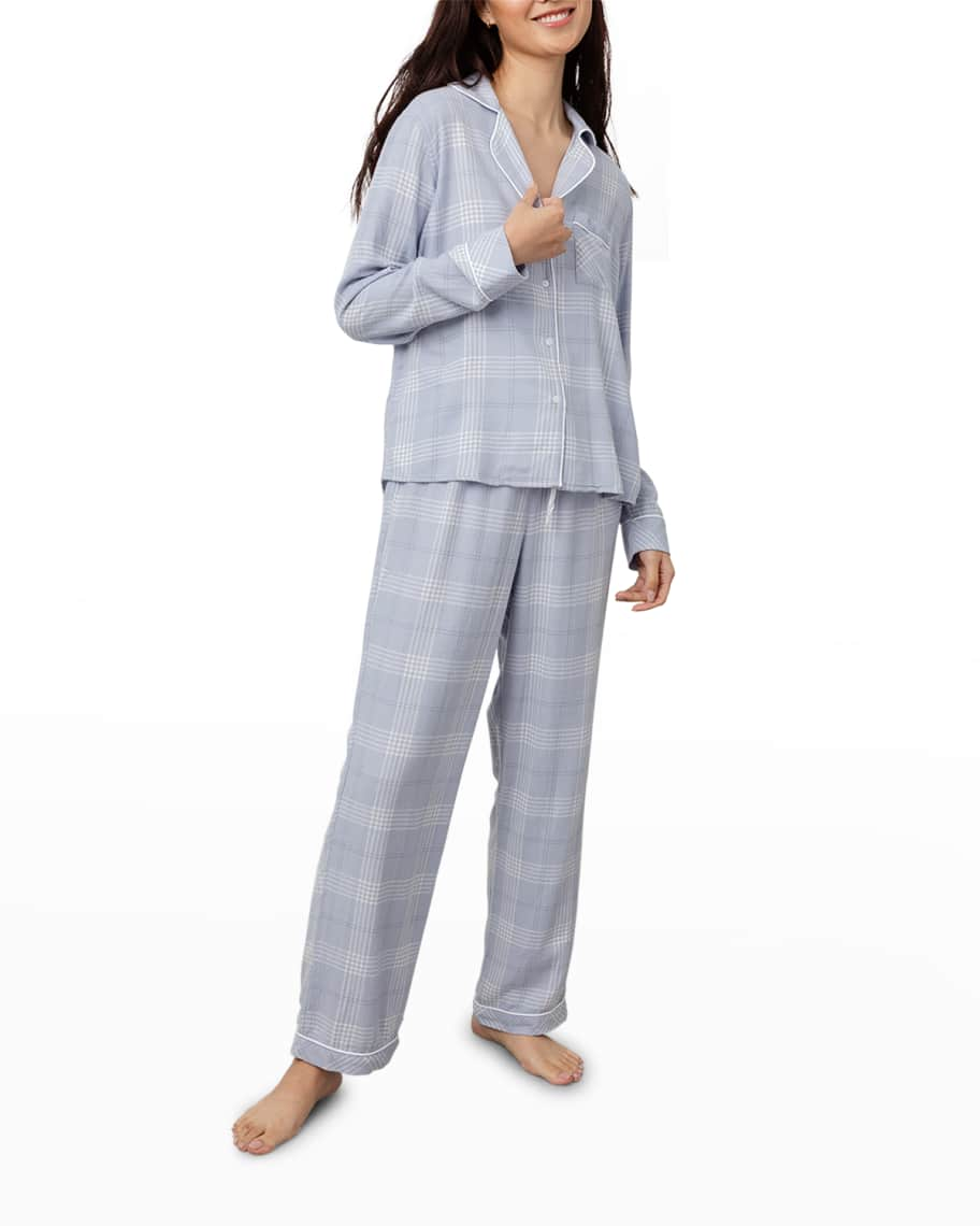 Clara checked flannel pajama set