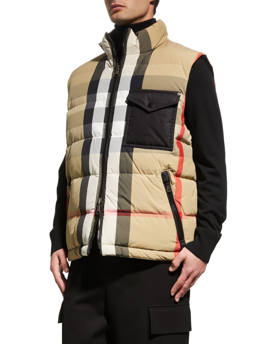 Burberry Men's Romford Down Vest | Neiman Marcus