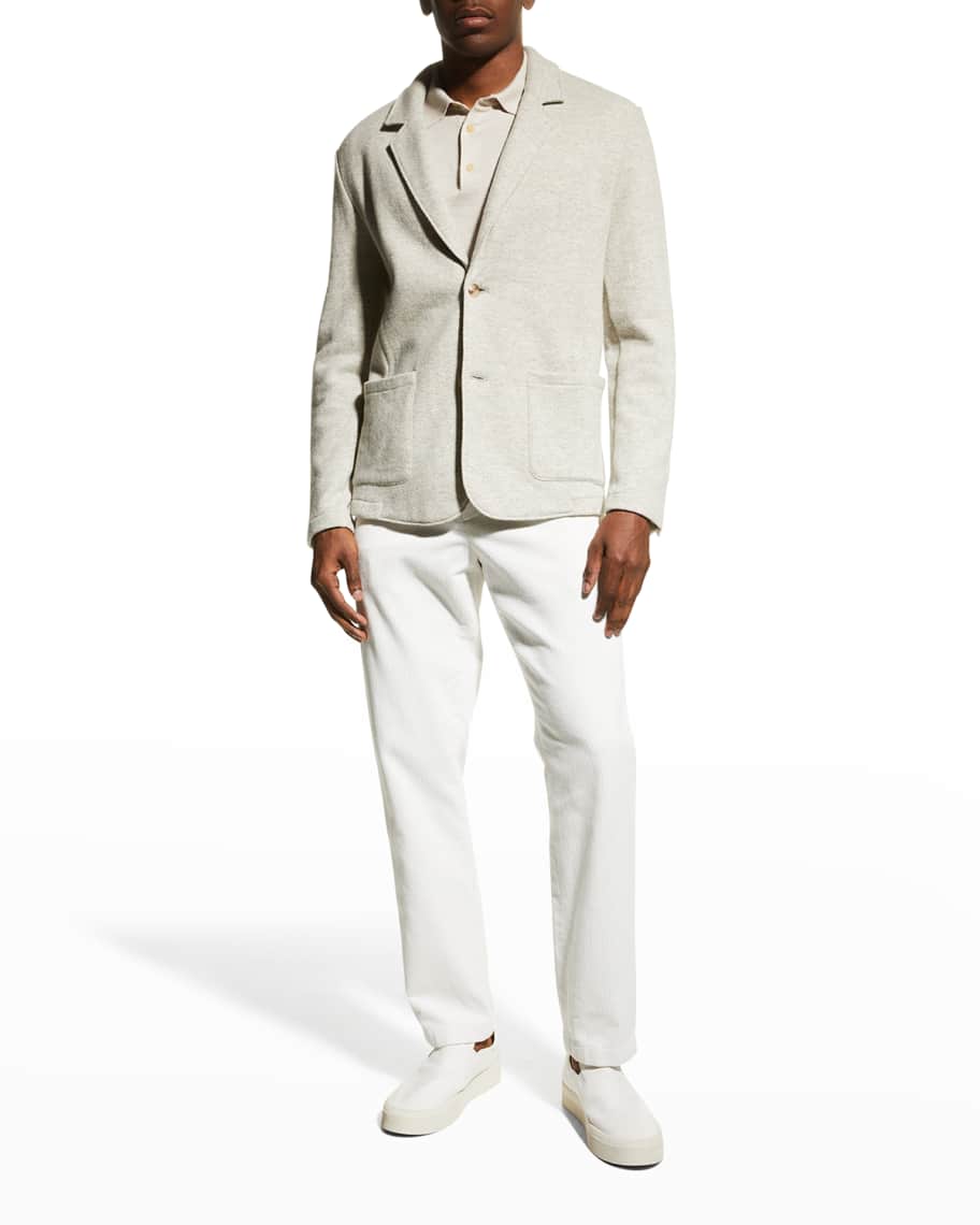 Fleece blazer mens cheap