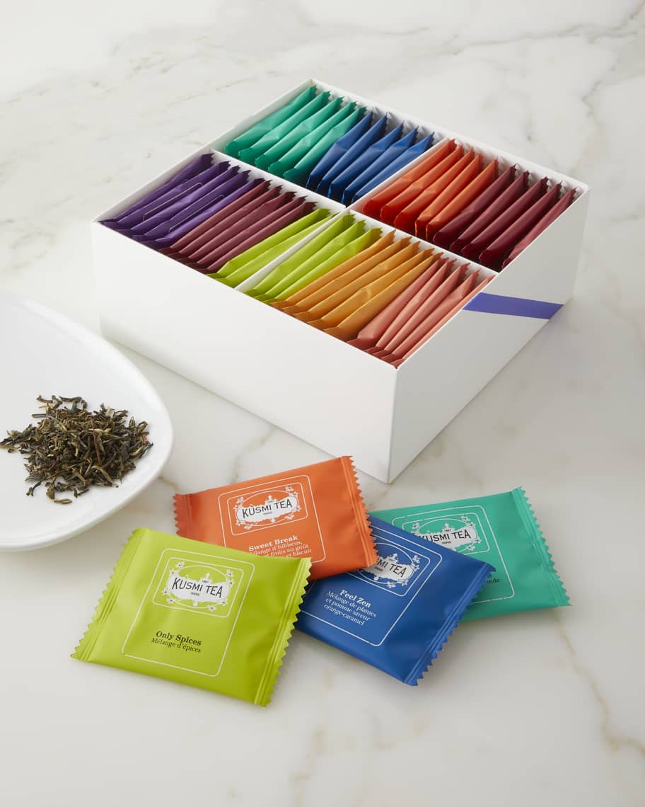 Kusmi Tea Herbal Tea Gift Set 45 Enveloped Tea Bags (3.2oz) Neiman