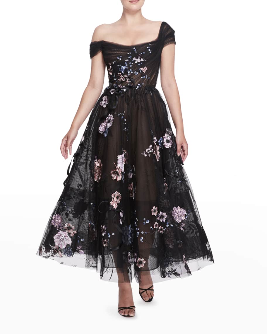 Neiman marcus tea length dresses discount