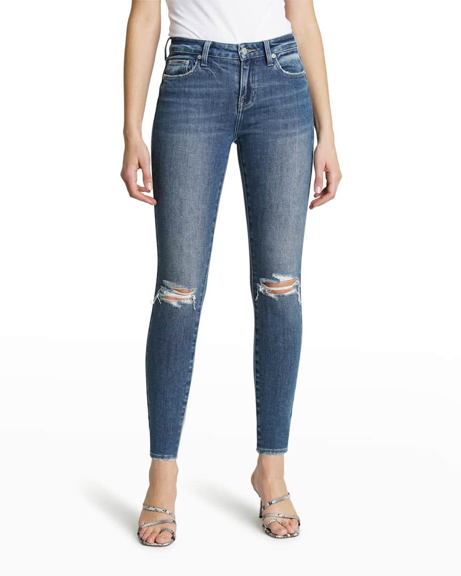 PISTOLA Audrey Distressed Skinny Jeans | Neiman Marcus