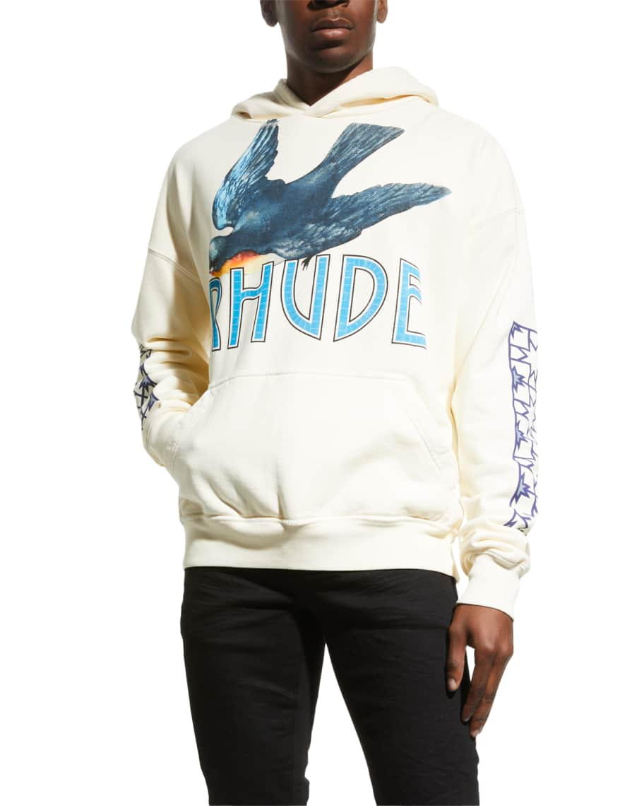 RHude Beige Hoodie Mens 23SS Designer Unisex Sweatshirt For Autumn