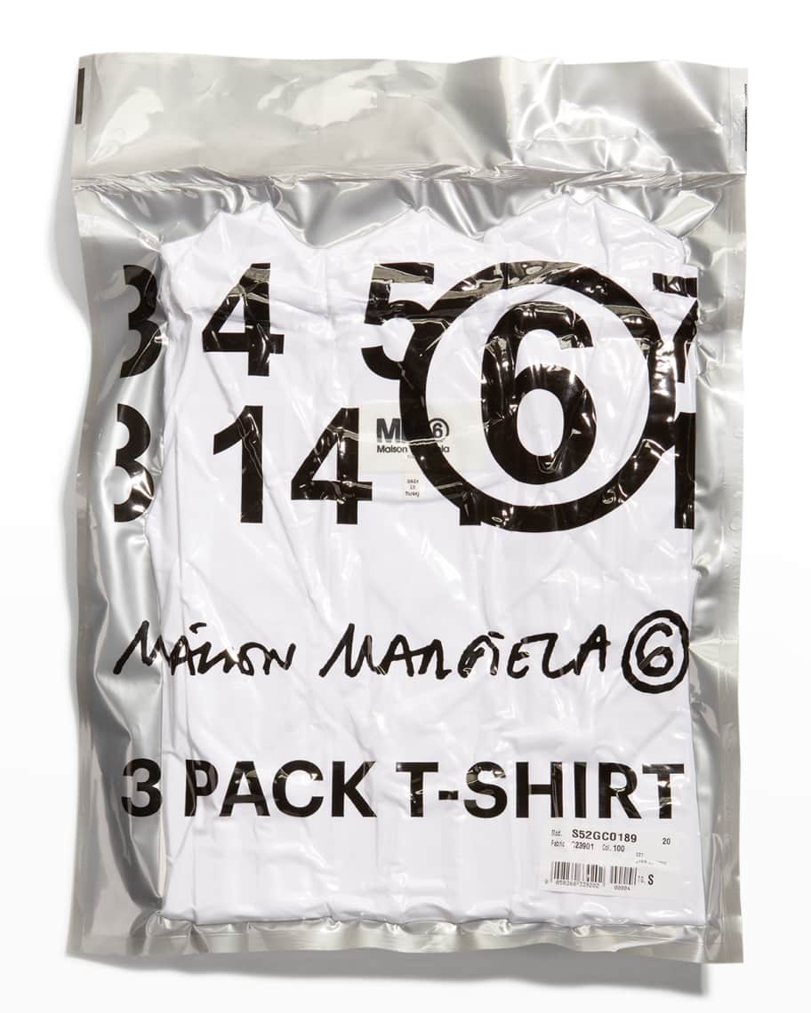 MM6 Maison Margiela 3-Pack Cotton T-Shirts