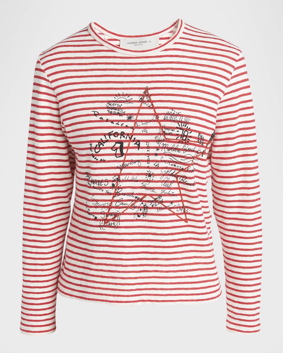 Tシャツ・カットソー GENERAL UNISEX Multi Stripe Long Sleeve Tee 5BMR0069 Santa Cruz Other Dot Front Blue, Yellow & Red Stripe Long