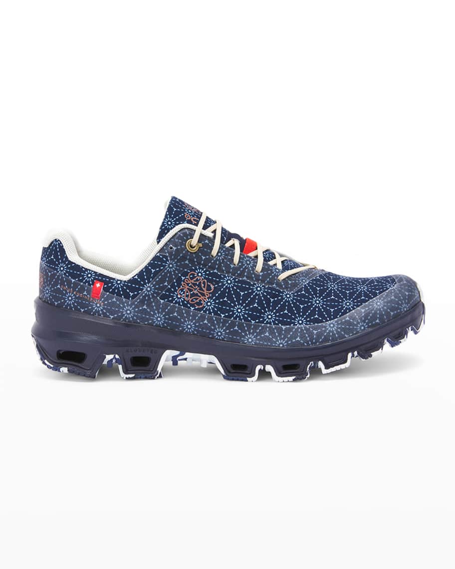 Loewe x ON Men's Cloudventure Nylon Cleat-Sole Sneakers | Neiman