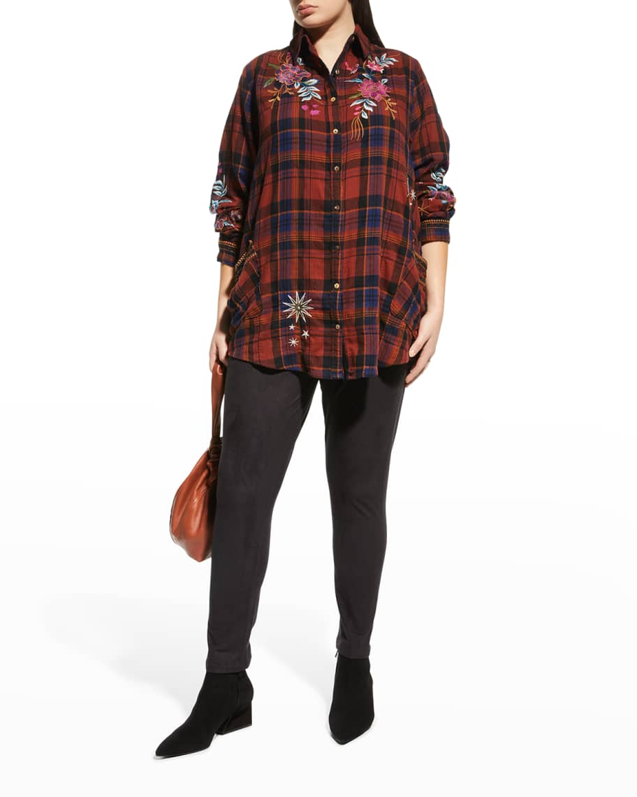 Johnny Was Plus Size Cordelia Painters Smock Shirt Neiman Marcus