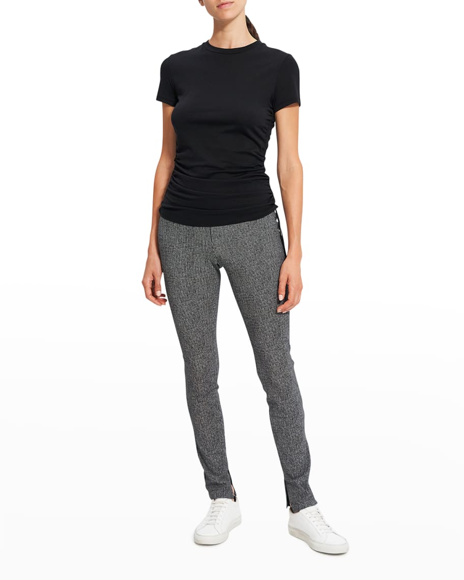 Theory Apex Pure Organic Cotton Ruched Tee | Neiman Marcus