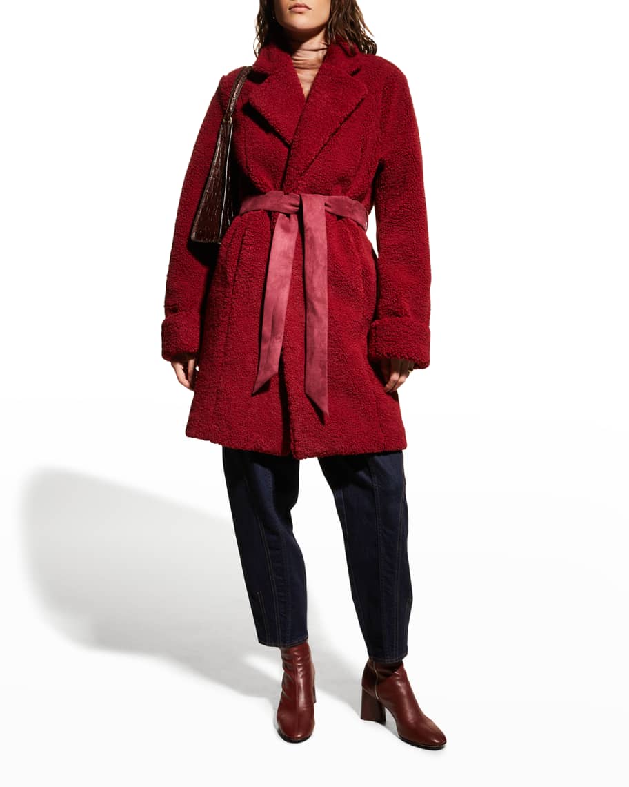 Toccin Teddy Cocoon Coat Neiman Marcus