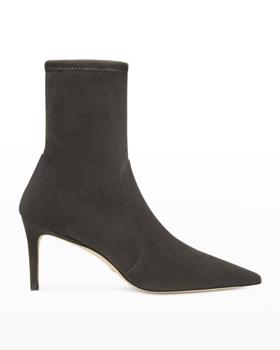 stuart weitzman black suede booties