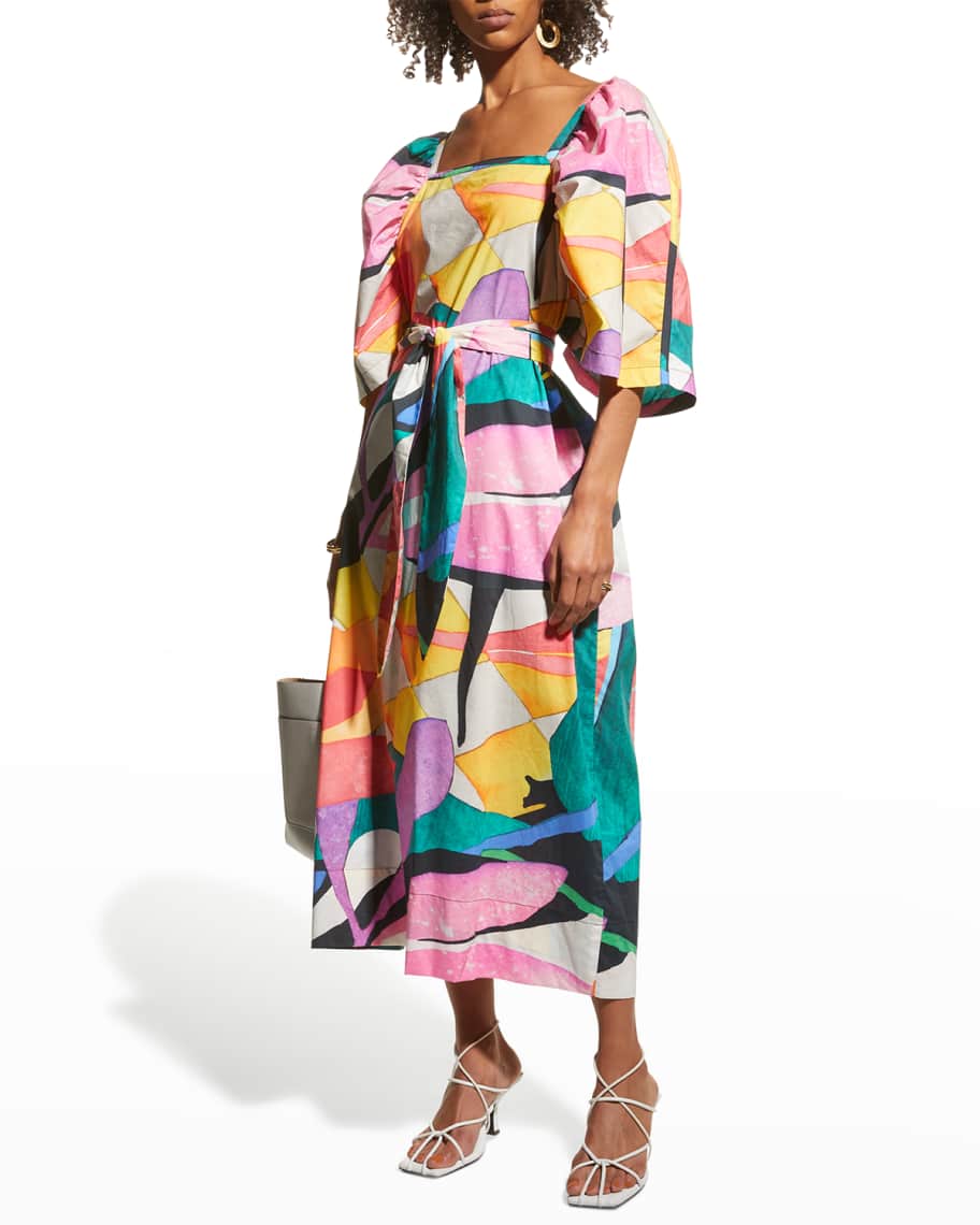 smocked linen dress Cloud 21 main image 1