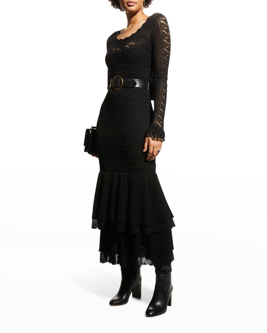 Polo ralph lauren pointelle wool sweater dress deals