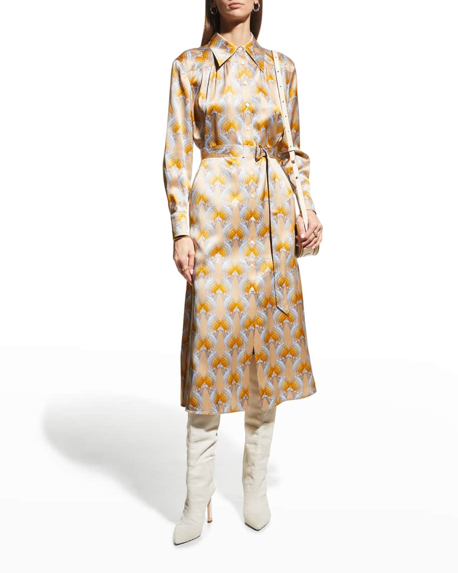 Tory burch silk shirt dress sale