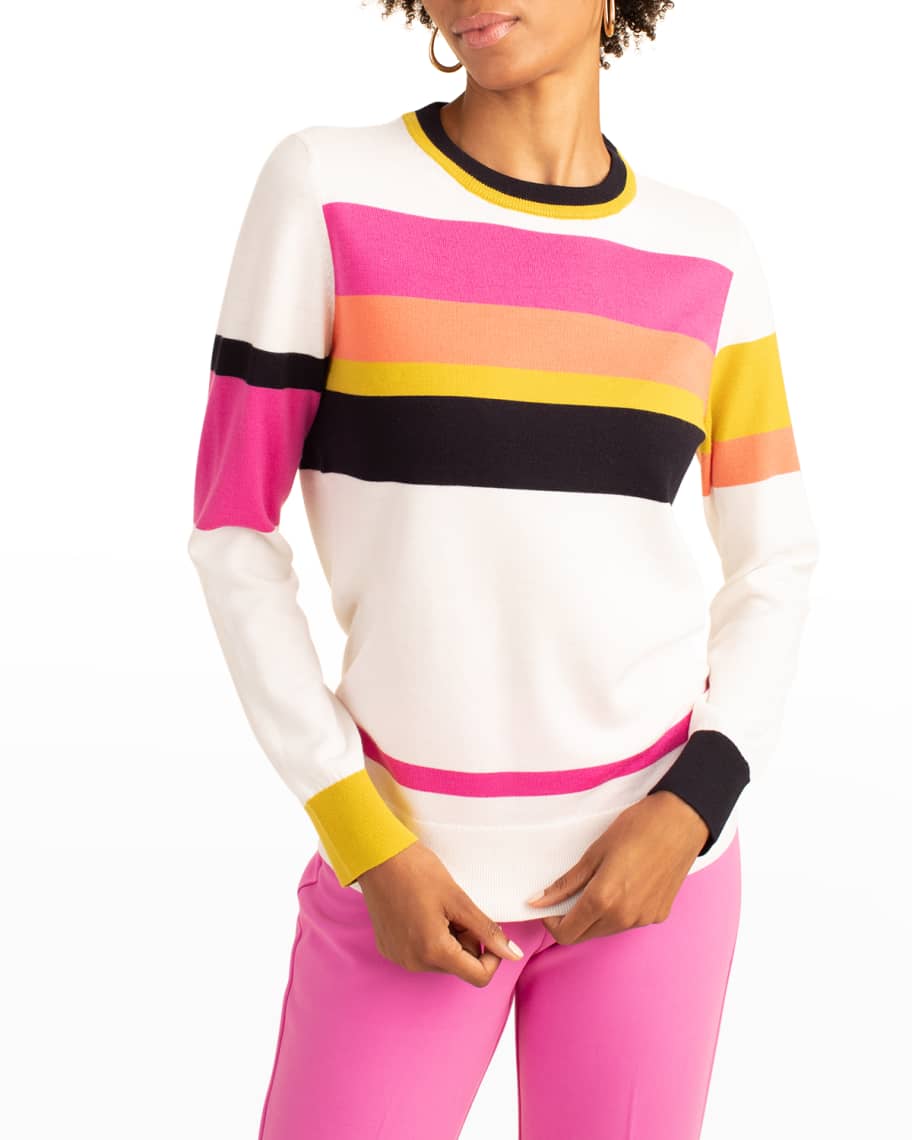 Trina Turk Vista Wool Sweater Neiman Marcus