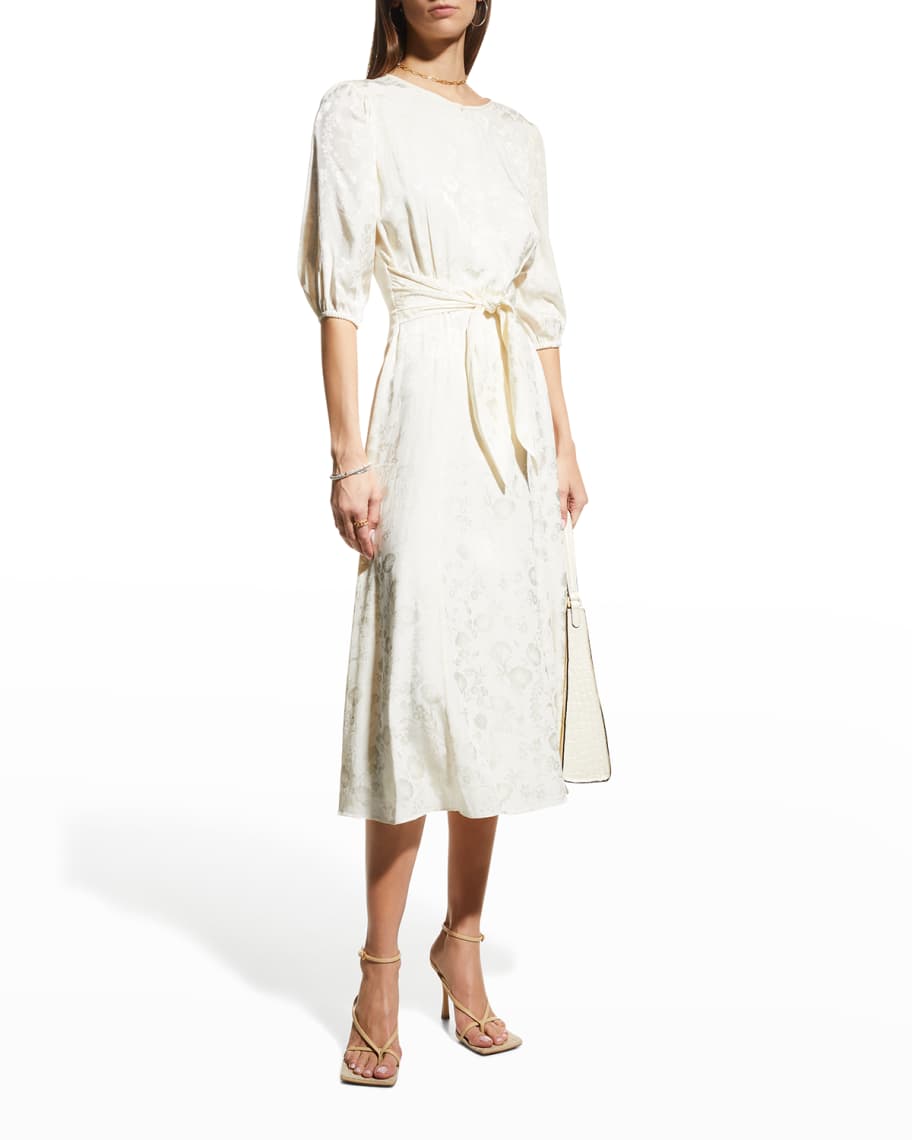 Shoshanna blanche deals embroidered dress
