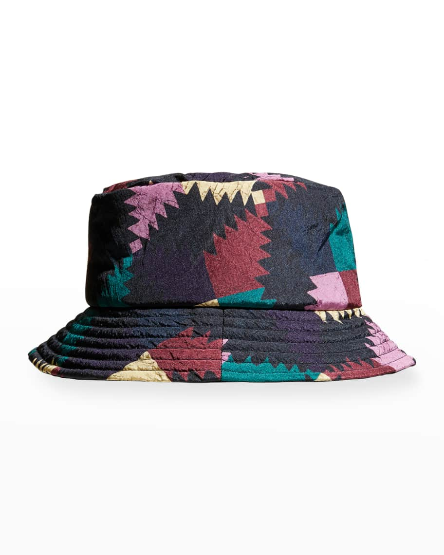 Dolce&Gabbana Logo Denim Patchwork Bucket Hat