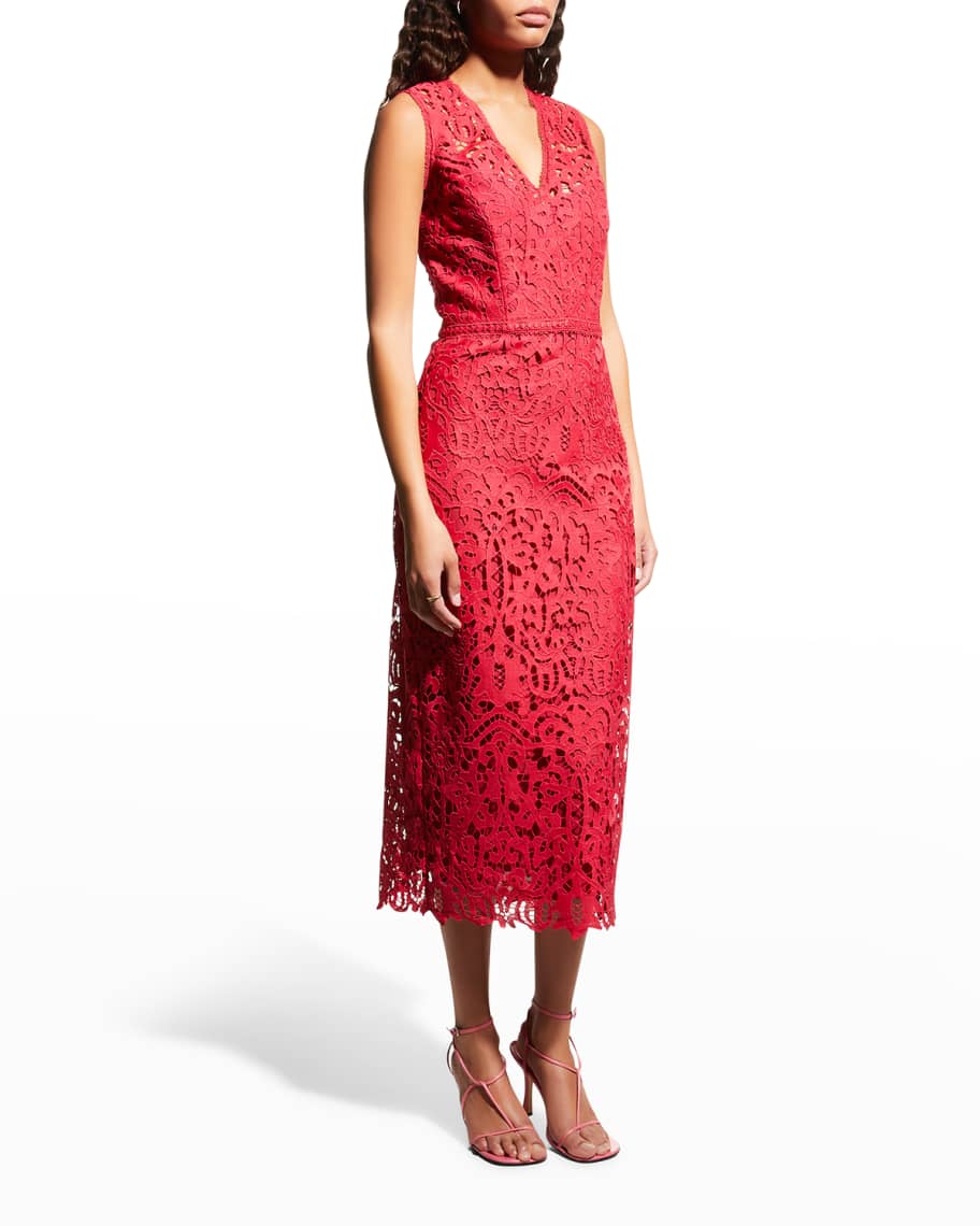Shoshanna taylor lace sheath dress hot sale