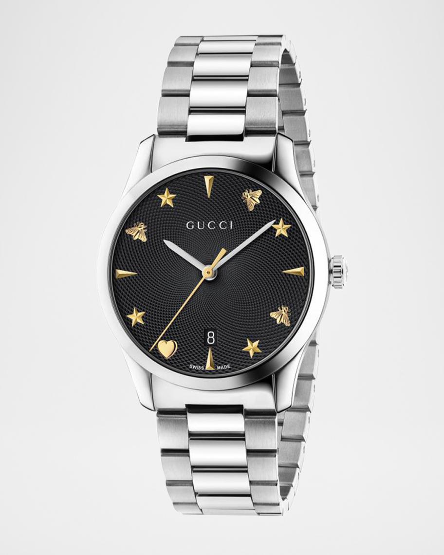 Gucci 38mm Stainless Steel Watch | Neiman Marcus