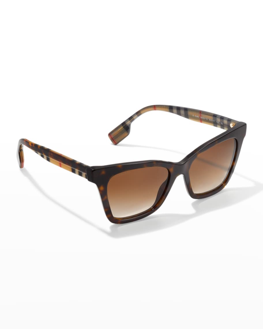 O'Lock cat-eye acetate and gold-tone sunglasses