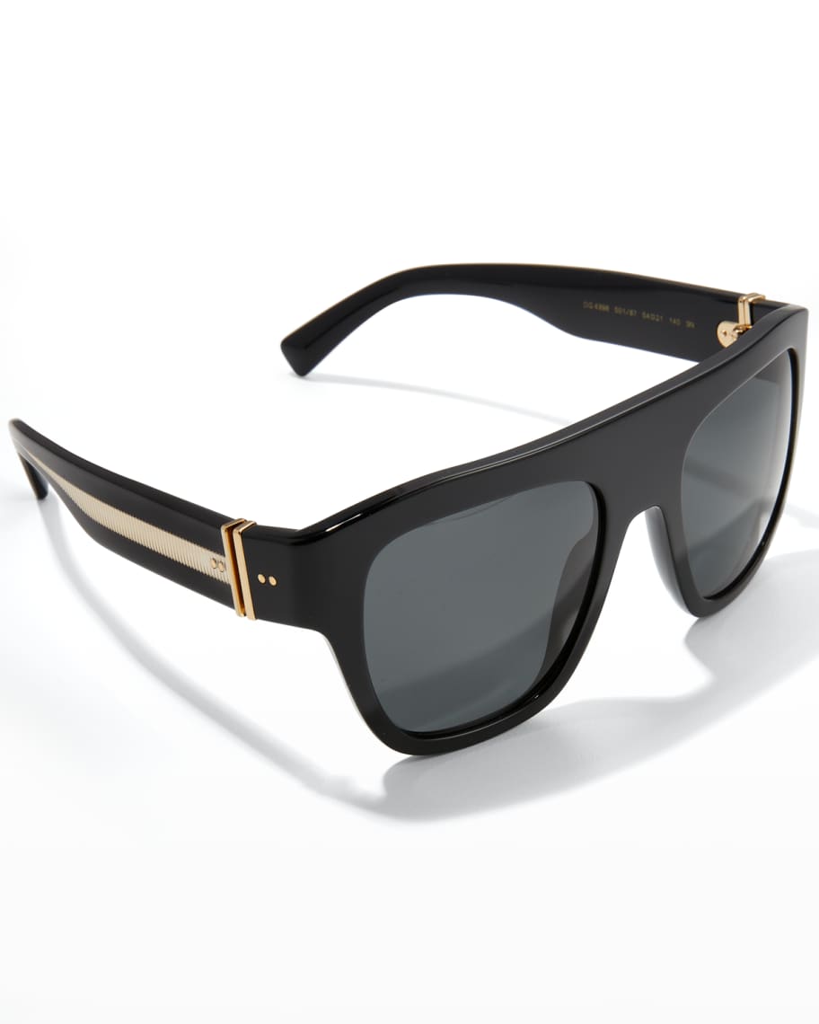 Dolce&Gabbana Plastic Shield Sunglasses | Neiman Marcus
