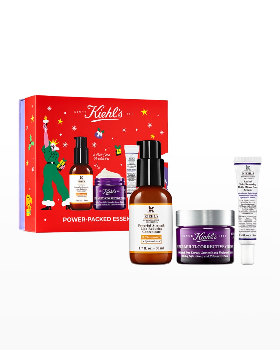Kiehl's Since 1851 Power Packed Essentials Skincare Set Neiman Marcus