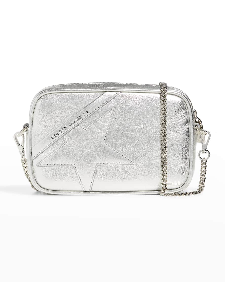 Star Metallic Mini Camera Crossbody Bag