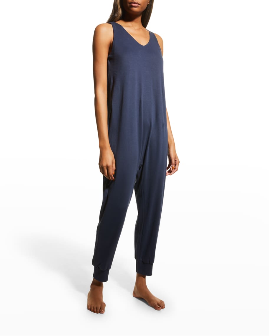 Eileen Fisher Sleeveless Organic Cotton Jumpsuit Neiman Marcus