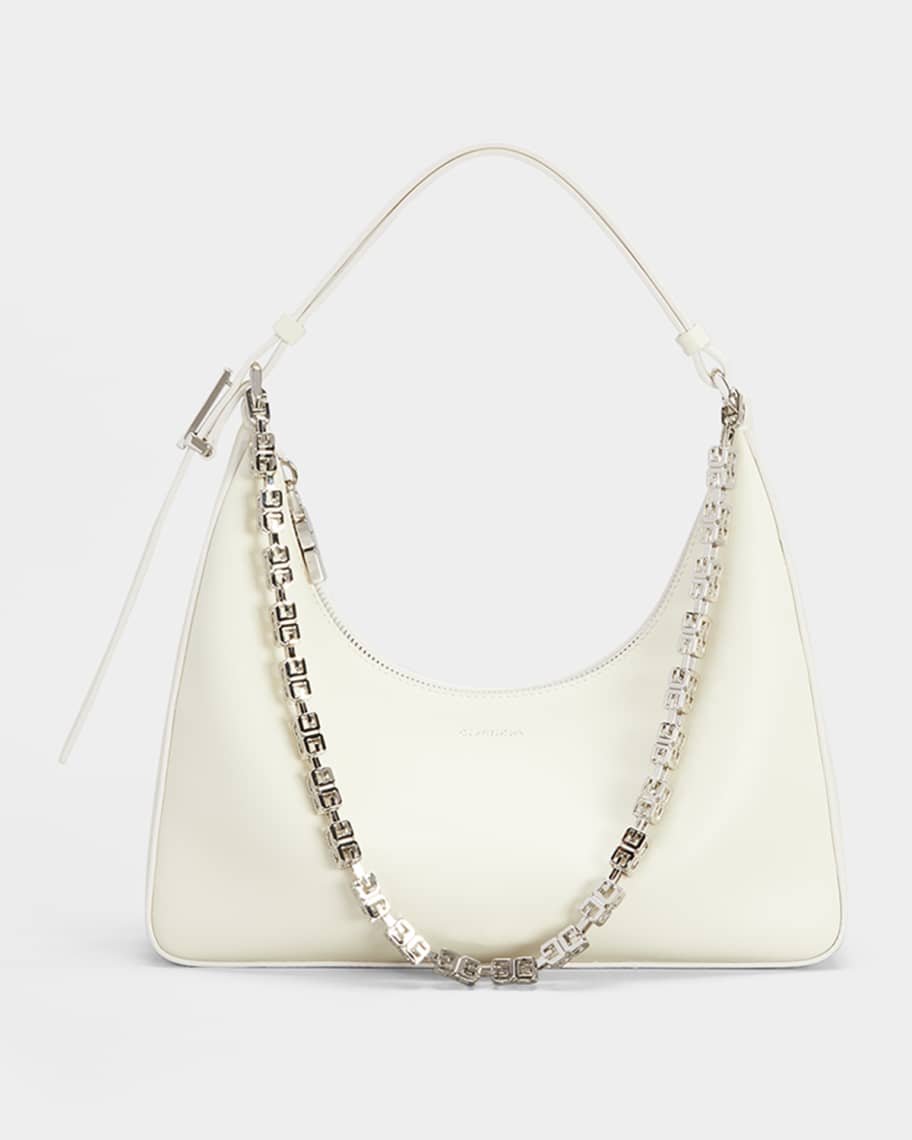 Givenchy Moon Cut Out Small Shoulder Bag in Leather with Chain | Neiman ...