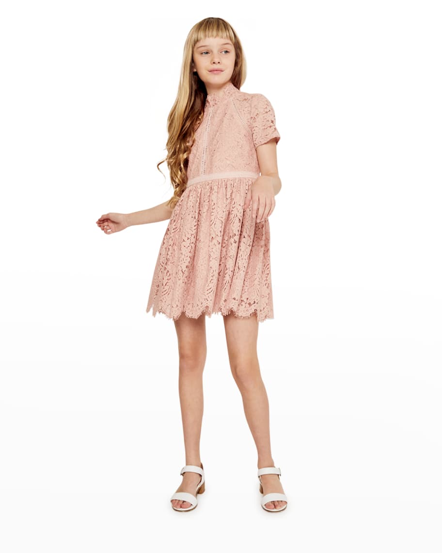 Bardot Junior Girl's Emmie Mini Lace Dress, Size 4-16 | Neiman Marcus