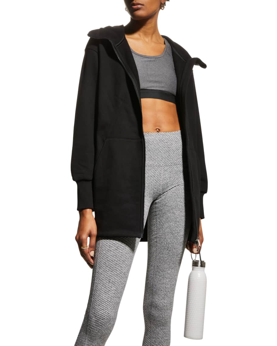 Varley Templeton Hooded Zip-Front Jacket | Neiman Marcus