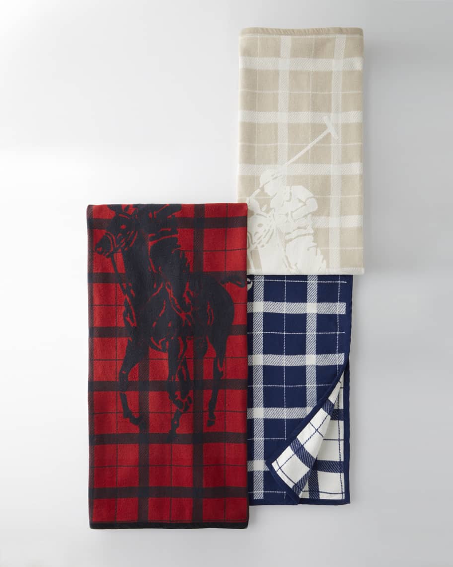 Ralph Lauren Home Oakwood Cotton Throw Neiman Marcus