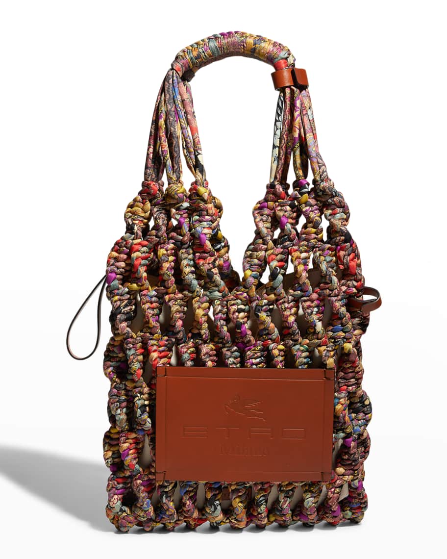 Women's Tote Bag With Braided Handles by Etro