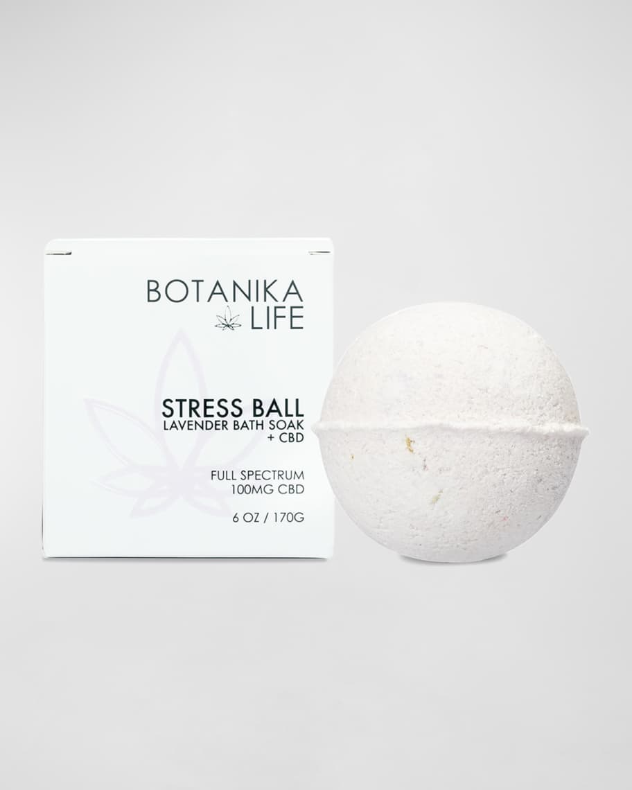 Image 1 of 2: 6 oz. Lavender Stress Ball Bath Soak with CBD