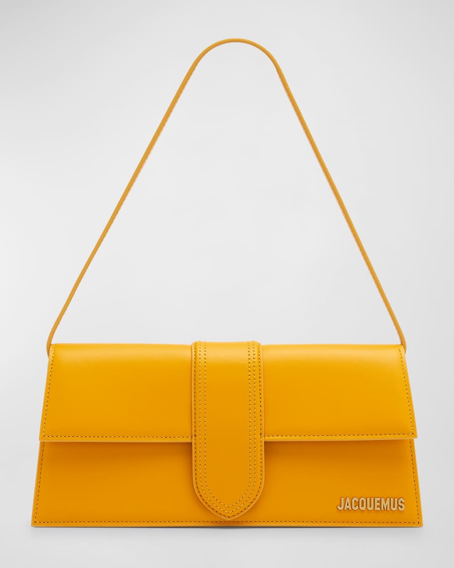 Image 1 of 6: Le Bambino Long Leather Shoulder Bag
