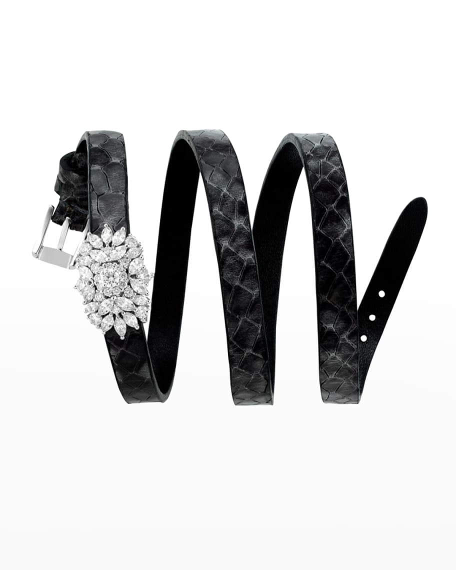 Yeprem Leather Wrap Diamond Bracelet Neiman Marcus