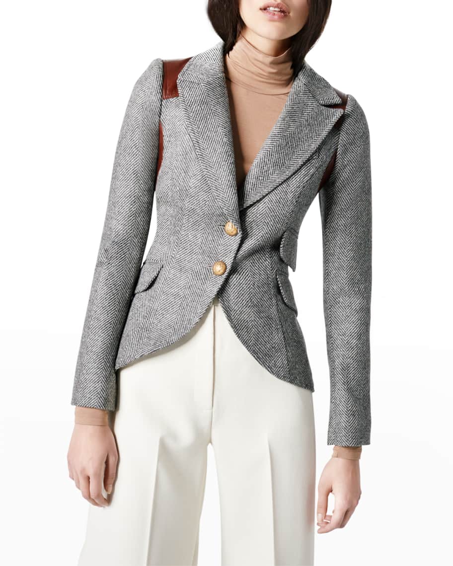 Smythe rifle patch equestrian blazer clearance