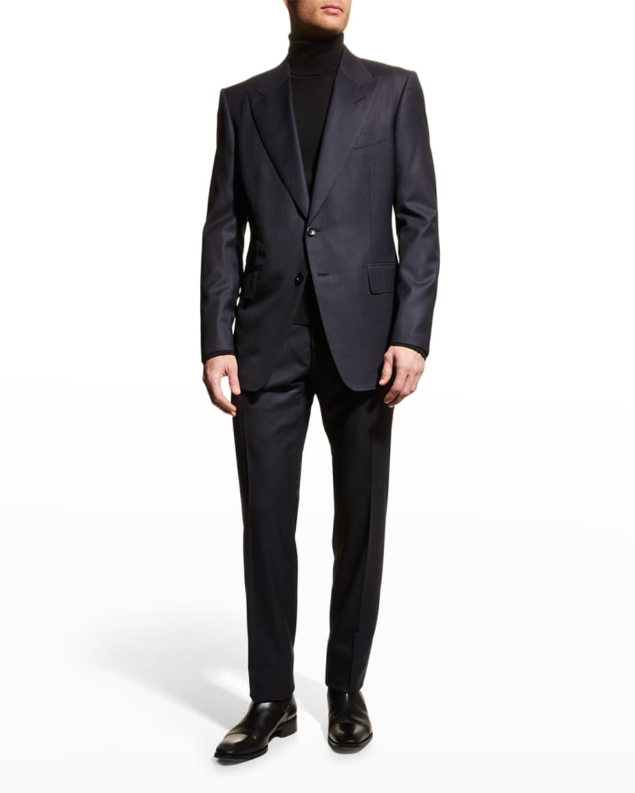 TOM FORD Men's Prince of Wales Wool Suit | Neiman Marcus