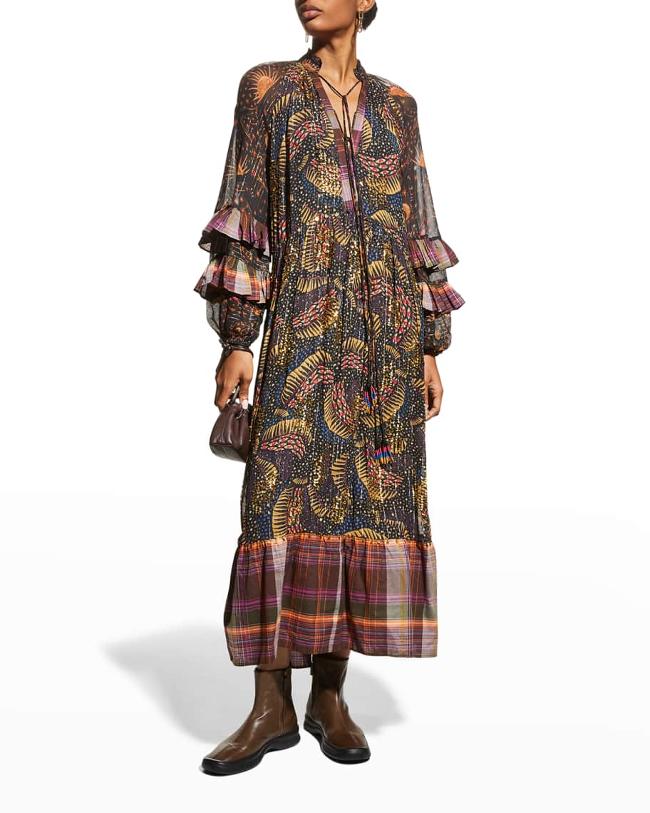 indian maxi dress cotton Paloma Dress M