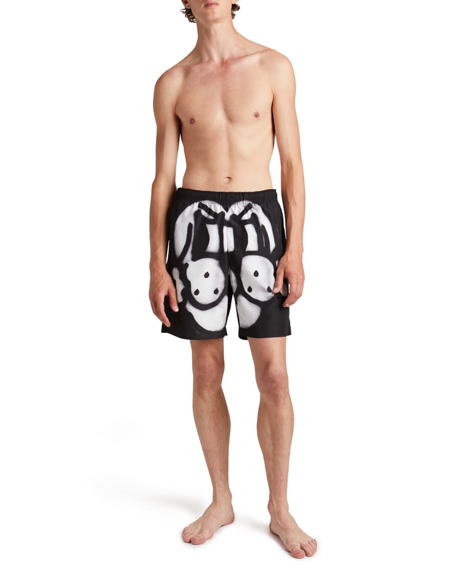 Givenchy Men s Chito Dog Swim Shorts Neiman Marcus
