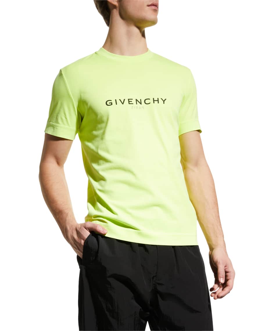 Givenchy Men's Reverse Logo-Print T-Shirt | Neiman Marcus