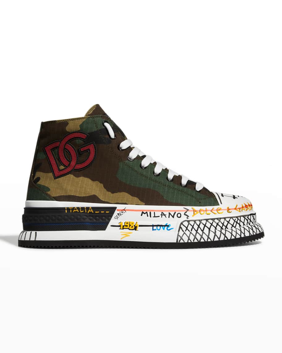Dolce gabbana camouflage sneakers cheap