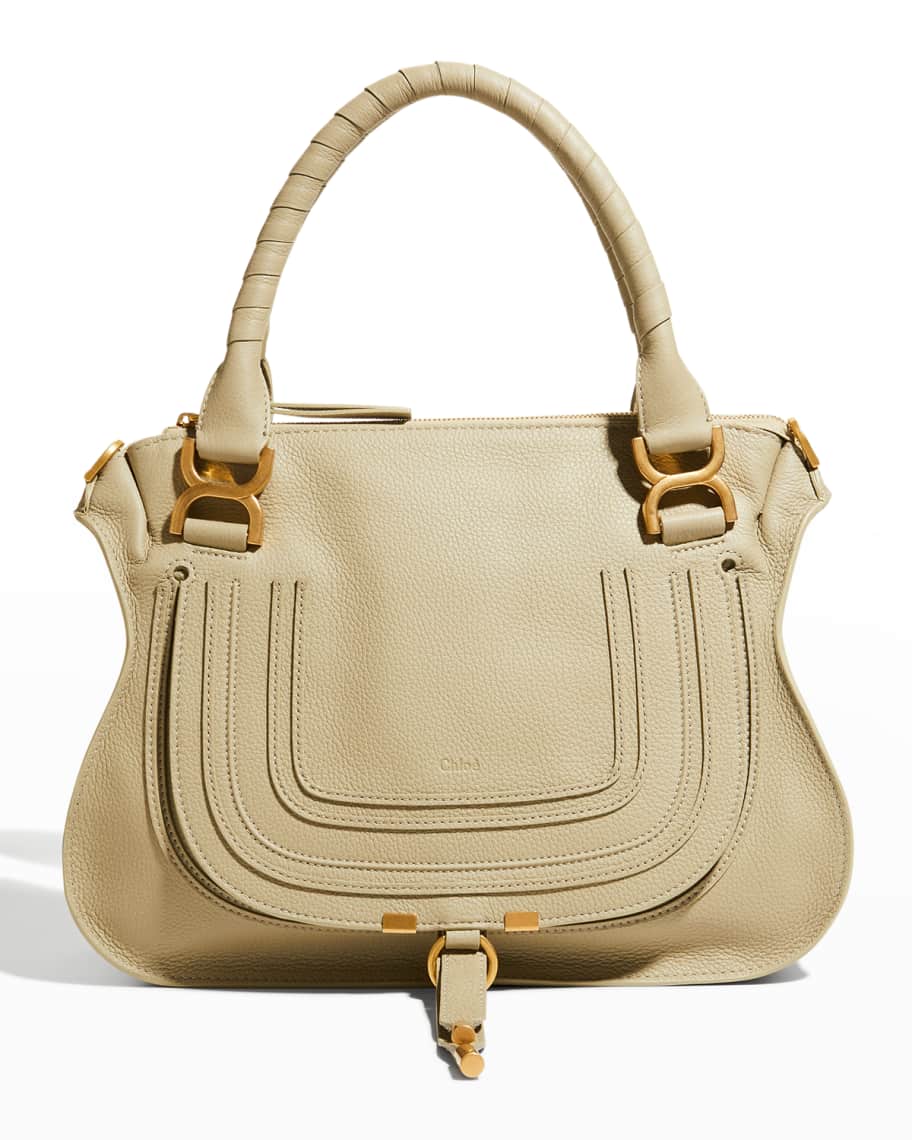 Chloe Marcie Calfskin Leather Satchel Bag | Neiman Marcus